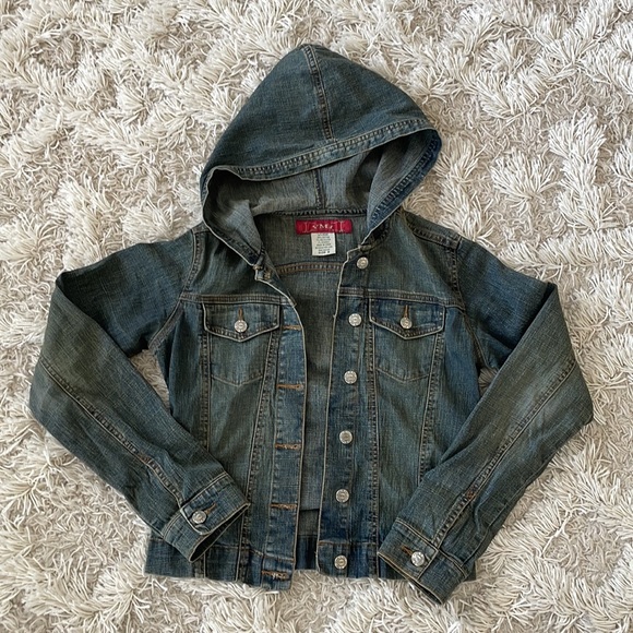 YMI Juniors Denim Jacket Size Small - Picture 2 of 6